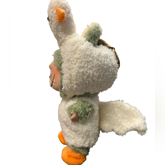Silly Goose Costume for Labubu, Halloween, plush duck, NEW bonus stickers - Picture 3 of 7